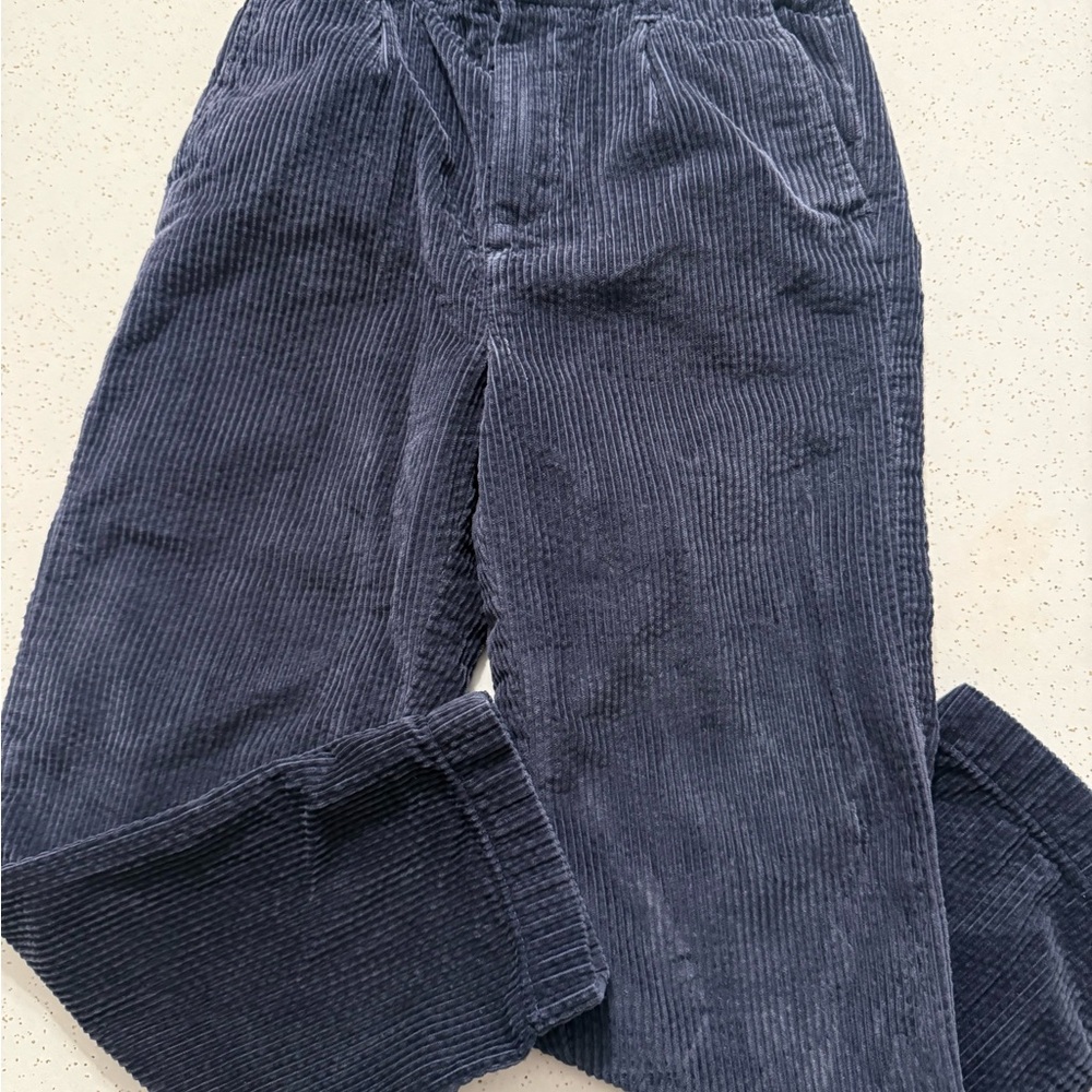 Crewcuts Boys (size 6-7) Corduroy Pants - Deep Blue, Navy